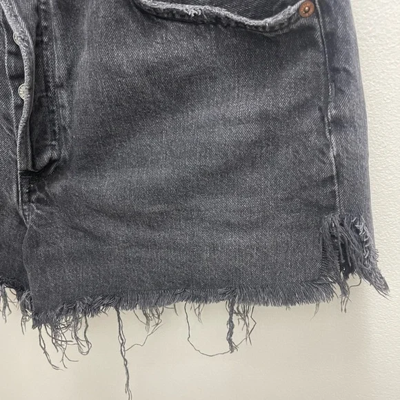 Agolde Black Jean Shorts - Picture 10 of 13